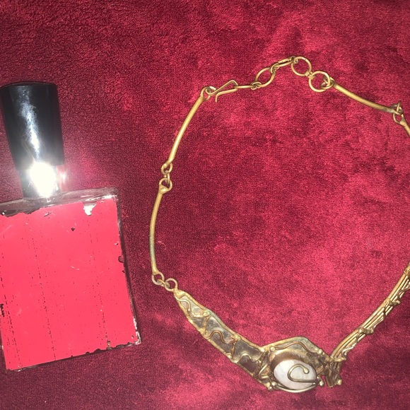 🟡🟡HAND DESIGNED & SCULPTURED PRECIOUS METAL LARGE NECKLACE🟡🟡 - Picture 11 of 13